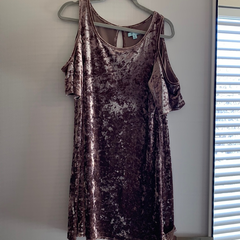 Velvet dress! Only worn once!